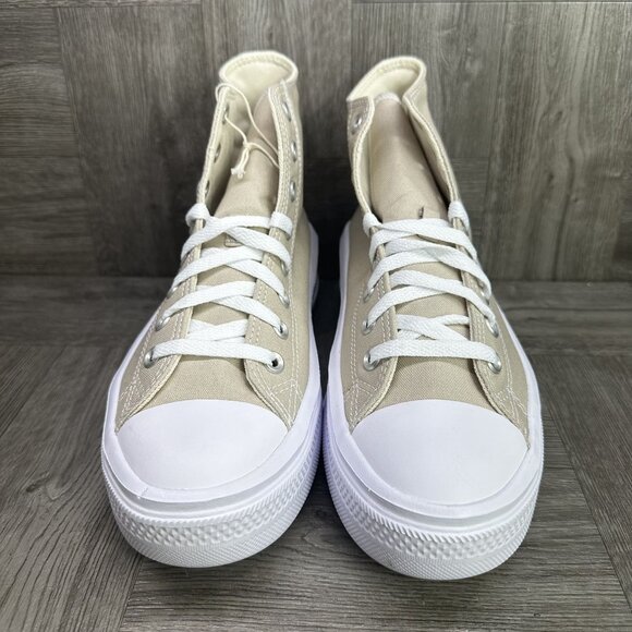 Converse Move Hi Women's size 10 Khaki Hightop Canvas Shoes - Picture 3 of 7